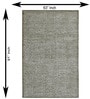 Beige & Green Geometric Wool And Cotton 8 X 5 Feet Hand Tufted Carpet