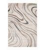 Beige & Grey Contemporary Freize 6 x 9 Feet  Machine -Made Carpet