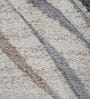 Beige & Grey Contemporary Freize 6 x 9 Feet  Machine -Made Carpet