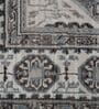 Beige & Grey Traditional PP Heatset 4 x 6 Feet  Machine -Made Carpet