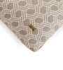 Beige & Natural 100% Cotton Geometric 12X20 Inches Knitted Cushion Cover