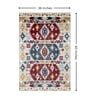 Beige & Red Traditional PP Heatset 3 x 5 Feet  Machine -Made Carpet