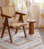 Beige & Silver Abstract Polyester 3 x 5 Feet Machine Made Carpet