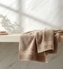Beige & Water Green Soft Cotton 500 GSM Solid Bath Towel Pack Of 4