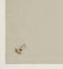 Beige (16 x16 ) Floral Hand Embroidered Cotton (Set of 6) Napkin Sets
