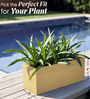 Beige GT rectangular 218 Planter