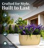 Beige PCTR rectangular 2411 Planter