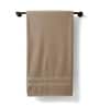 Beige Soft Cotton 500 GSM Solid Bath Towel