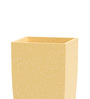 Beige Square Shaped Polymer Floor Planter