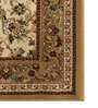 Beige Traditional 4 ft x6 ft Machine Made Carpet