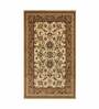 Beige Traditional 4 ft x6 ft Machine Made Carpet
