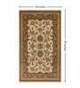 Beige  Traditional 5 ft x7 ft Carpet