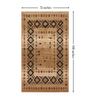 Beige  Traditional 6 ft x9 ft Carpet