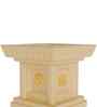 Beige TULISI Square Shaped 1 Planter