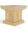 Beige TULISI Square Shaped 1 Planter