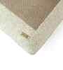 Beige 100% Cotton 16X16 Inches Knitted Cushion Cover