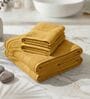 Beige 100% Cotton 380 Gsm Bath Towel 4 Pc