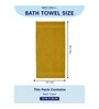Beige 100% Cotton 380 Gsm Bath Towel