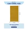 Beige 100% Cotton 380 Gsm Car Towel