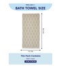 Beige 100% Cotton 500 Gsm Bath Towel