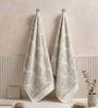 Beige 100% Cotton 500 Gsm Hand Towel 2 Pc
