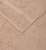 Beige 100% Cotton 525 Gsm Bath Towel