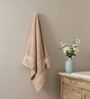 Beige 100% Cotton 525 Gsm Bath Towel