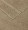 Beige 100% Cotton 525 Gsm Bath Towel