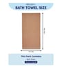 Beige 100% Cotton 650 Gsm Bath Towel