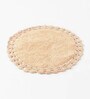 Beige Super Absorbent 100% Cotton & Quick Dry Bath Rug