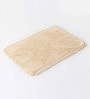 Beige Super Absorbent 100% Cotton & Quick Dry Bath Mat