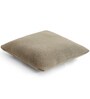Beige 100% Cotton Elegant 22X22 Inches Knitted Cushion Cover