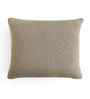 Beige 100% Cotton Elegant 22X22 Inches Knitted Cushion Cover