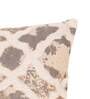 Beige Geometric 100% Cotton 18 x 18 Inches Cushion Cover