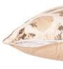 Beige Geometric 100% Cotton 18 x 18 Inches Cushion Cover