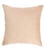 Beige Geometric 100% Cotton 18 x 18 Inches Cushion Cover