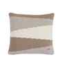 Beige 100% Cotton Maverick16X16 Inches Knitted Cushion Cover
