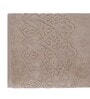 Beige 100% Cotton Solid 550 GSM 4 Pieces Towel Set