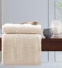 Beige 100% Cotton Solid 550 GSM Bath Towel