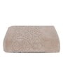 Beige 100% Cotton Solid 550 GSM Bath Towel