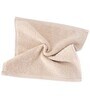 Beige 100% Cotton Solid 550 GSM Face Towels (Set of 4)
