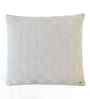 Beige 100% Cotton Square Check 24X24 Inches Knitted Cushion Cover