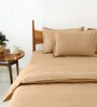 Beige 100% Cotton 150 AC Room Double Bed Comforter