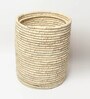 Beige 100% Dry Grass 14x14 Inches Laundry Basket