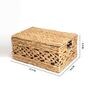 Beige  Seagrass Solid 12.99 x 8.66 Inches Storage Basket