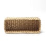 Beige  Seagrass Solid 9.4 x 3.94 Inches Storage Basket