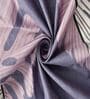 Purple 144 TC Cotton Blend 8 Pcs Diwan Set