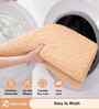 Beige Microfiber 40x60 cm Anti-Skid Bathroom Mat