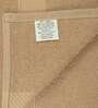 Beige Solid 400 GSM Cotton Hand Towels (Set of 4)