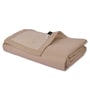 Beige 50% COTTON, 50% POLYESTER Solid 90 GSM King Bed Comforter